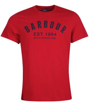 Men’s Barbour Ridge Logo Tee - Crimson