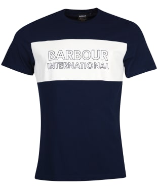 Men’s Barbour International Line Logo Tee - Navy