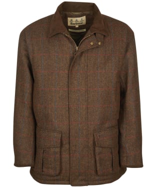 Men’s Barbour Penrith Wool Waterproof Jacket - Brown Check
