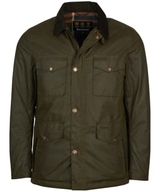 Men’s Barbour Fawden Wax Jacket - Archive Olive
