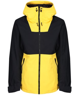 Men’s WearColour Block Waterproof Snowboard Jacket - Old Gold