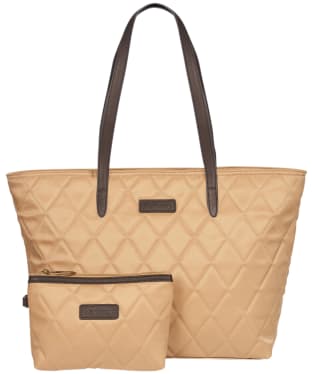 Women's Barbour Witford Quilted Tote Bag - Hessian