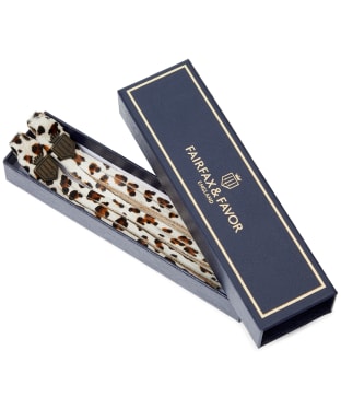 Women’s Fairfax & Favor Boot Tassels - Snow Leopard Haircalf