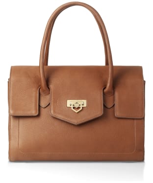 Women's Fairfax & Favor Loxley Leather Shoulder Bag - Tan Leather