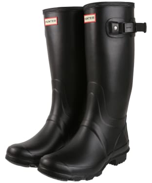 Women’s Hunter Huntress Wide FIt Tall Wellington Boots - Black