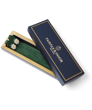 Women's Fairfax & Favor Boot Tassels - Emerald Green Suede