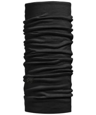 Buff Merino Wool Lightweight Necktube Gaiter - Black