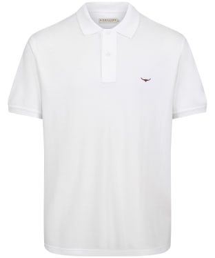 Men's R.M. Williams Rod Polo Shirt - White