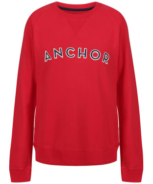 Women’s Crew Clothing Anchor Graphic Sweater - Red