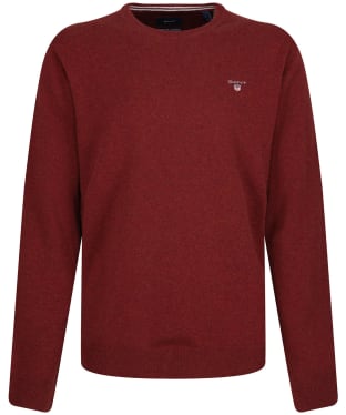 Men's GANT Super Fine Lambswool Sweater - Royal Port Red