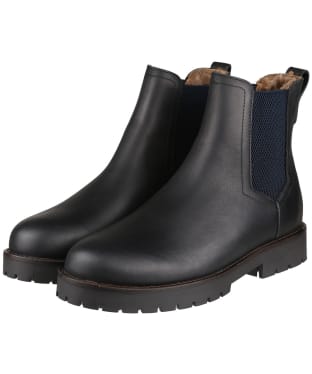 Women’s Fairfax & Favor Sheepskin Boudica Ankle Boot - Black Leather