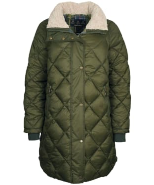 Women's Barbour Charlecote Quilt - Fern Leaf / Classic