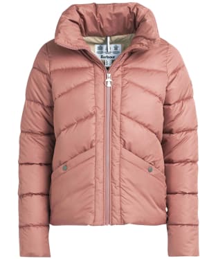 Women's Barbour Cabot Quilted Jacket - Rose Blush / Sand