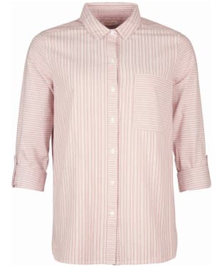 Women's Barbour Longshore Shirt - Cloud / Rose Blush
