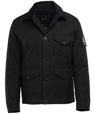 Men's Barbour Polkerris Shirt Casual Jacket - Black