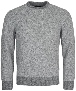 Men's Barbour Harrison Knitted Crew Sweater - Grey Marl