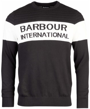 Men's Barbour International Cams Crew - Black