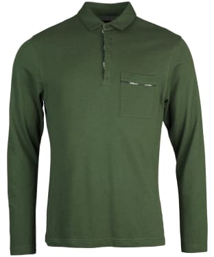 Men’s Barbour Adie L/S Polo Shirt - Duffle Green