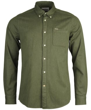 Men's Barbour Helmsley Tailored Fit Shirt - Forest