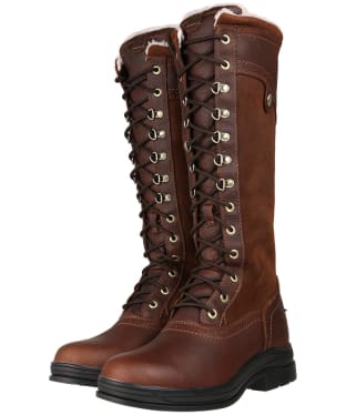 Women’s Ariat Wythburn Tall Waterproof Boots - Dark Brown