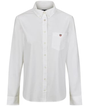 Women’s GANT Regular Oxford Shirt - White