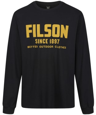 Men’s Filson L/S Pioneer Graphic T-Shirt - Black / Gold