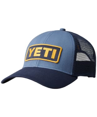 YETI Logo Badge Trucker Cap - Navy / Yellow