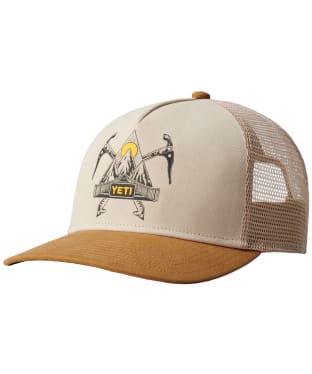 Men's YETI Mountaineer Trucker Hat - Sharptail Taupe / Brown