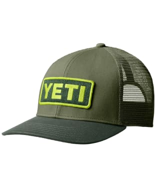 YETI Logo Badge Trucker Cap - Highlands Olive / Forest