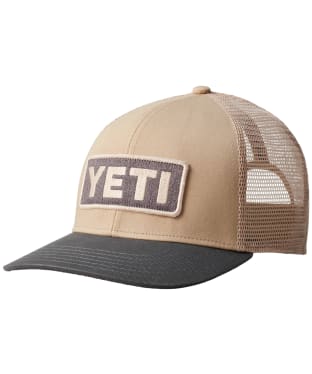 YETI Logo Badge Trucker Cap - Sharptail Taupe / Grey