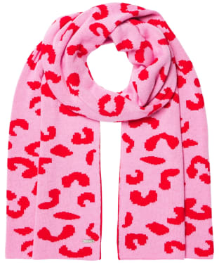 Women’s Joules Spotwell Leopard Scarf - Light Pink