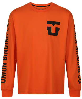 Union UBC Long Sleeve Cotton Relaxed Fit Top - Orange