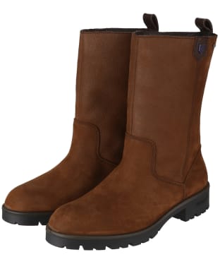 Women’s Dubarry Killarney Mid-Height Leather Boots - Walnut