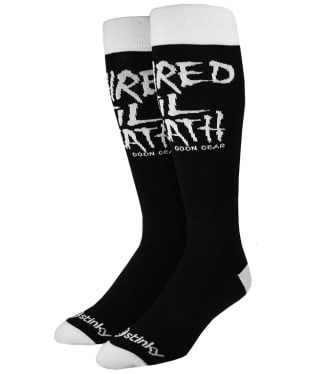 Stinky Socks Goon Gear Collab Snowboard Socks - Black