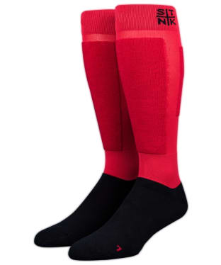 Stinky Socks Young Blood Snowboard Socks - Red / Black