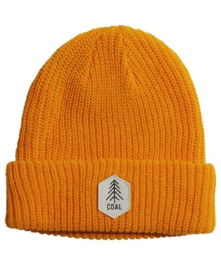 Coal The Scout Ribbed Knit Low Profile Beanie - Goldenrod
