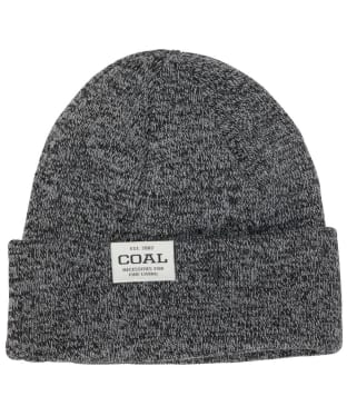 Coal The Uniform Fine Rib Knit Cuff Low Beanie - Black Marl