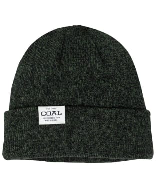 Coal The Uniform Fine Rib Knit Cuff Low Beanie - Olive / Black Marl