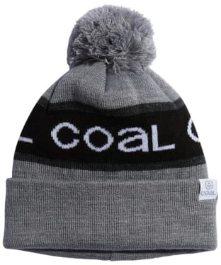 Coal The Team Low Profile Collegiate Pompom Beanie - Heather Grey