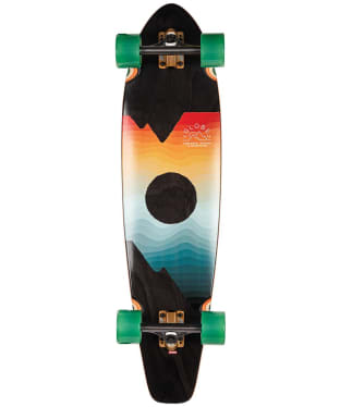 Globe Arcadia Longboard Resin-8 Skateboard - 36" - Black Maple / Chromeset