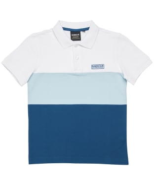 Boy's Barbour International Camden Polo Shirt - White