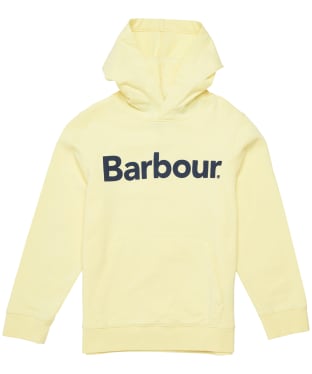 Boy's Barbour Boys Essential Logo Hoodie, 6-9yrs - Lemon Zest