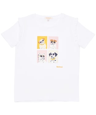 Girls Barbour Sophie T-Shirt - 10-15yrs - White