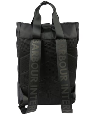 Women's Barbour International Apex Roll Top Backpack - Black