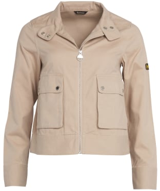 Women's Barbour International Fontaine Casual Jacket - Buff