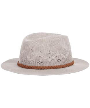 Women's Barbour Flowerdale Trilby Hat - Silver