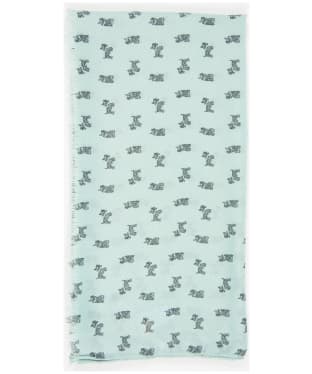 Women's Barbour Dog Print Wrap - Lilypad