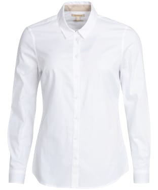 Women's Barbour Derwent Shirt - White / Silver Birch Tartan