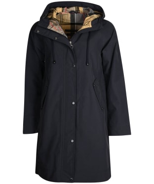 Women's Barbour Galium Waterproof Jacket - Dark Navy / Dress Tartan