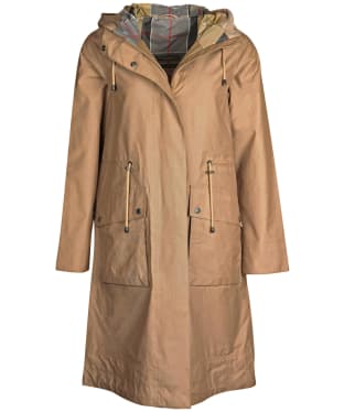 Women's Barbour Capsella Waterproof Jacket - Military Brown / Dress